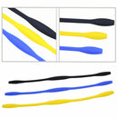 Elastic Eyeglasses Strap Silicone Eyeglass Holder Rope 3Pieces Blue Black Yellow for Adult Child Sport Eyeglasses Ornament