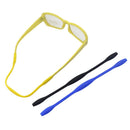 Elastic Eyeglasses Strap Silicone Eyeglass Holder Rope 3Pieces Blue Black Yellow for Adult Child Sport Eyeglasses Ornament