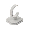 Grey Velvet Display Rack Holder Stand Fashion Show For Wrist Watch Bracelet