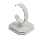 Grey Velvet Display Rack Holder Stand Fashion Show For Wrist Watch Bracelet