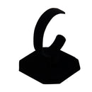 Black Velvet C Shape Bracelet Bangle Display Rack Watch Jewelry Stand Holder