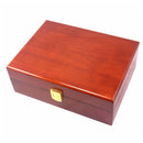 Luxury mens jewellery watch box wooden cufflink case ring display storage