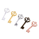 50 Pieces 21x10mm Retro Key Charms Pendants DIY Jewelry Making Accessories