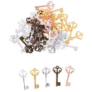 50 Pieces 21x10mm Retro Key Charms Pendants DIY Jewelry Making Accessories