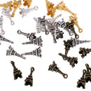 40 Pieces Wholesale Alloy DIY Pendant Eiffel Tower Charms Jewelry Making Jewelry 17x7mm