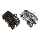 10pcs London Bus Tibet Silver Bronze Pendants Charms Jewelry Finding 25x19mm