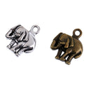 20pcs Tibetan Silver Bronze Animals Elephant Charms Pendants Jewelry Making DIY Accessories Charm Handmade Crafts