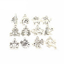 24 Pieces Vintage Tibetan Birth Sign Zodiac Constellation Jewelry Beads Crafts Birthday Gift Jewelry