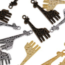 15 Pieces 32 X 12mm Giraffe Charms Pendants DIY Jewelry Making Accessories