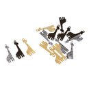 15 Pieces 32 X 12mm Giraffe Charms Pendants DIY Jewelry Making Accessories