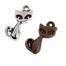 30pcs Fashion Jewelry Making Charms Lovely Cat Supplies Pendant Craft DIY Vintage Alloys Necklace Crafts Supply Findings Loose