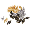 30pcs Alloy Metal Vintage Flower Connector Charms 16x8mm DIY Jewelry Making