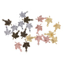 Wholesale 20pcs Mixed Color Maple Leaf Charm Pendant Beaded Jewelry DIY