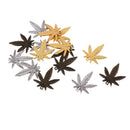 15 Pieces/Lot Mixed Colors Maple Leaf Shape Pendant Finding Beads Necklace Bracelet Earrings Jewelry Beads