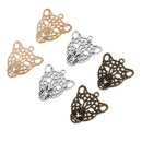 6pcs Mixed Color Beautiful Leopard head Jewelry Charms Pendant 28 x 26mm