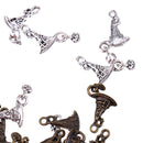 20pcs Tibetan Silver Bronze Witch Hat Pendant Charms With Halloween Pumpkin DIY Jewelry Crafts 26x15mm