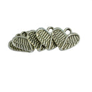 100 Pieces Angel Wing Heart Love Valentines Day Charm Pendant Jewelry Making
