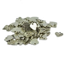 100 Pieces Angel Wing Heart Love Valentines Day Charm Pendant Jewelry Making