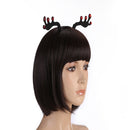 Christmas Hairbands Rhinestone Felt Rhinestone Deer Horn Antler Shape Headbands