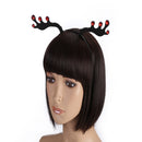 Christmas Hairbands Rhinestone Felt Rhinestone Deer Horn Antler Shape Headbands