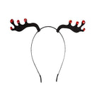 Christmas Hairbands Rhinestone Felt Rhinestone Deer Horn Antler Shape Headbands