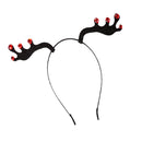 Christmas Hairbands Rhinestone Felt Rhinestone Deer Horn Antler Shape Headbands