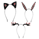 Christmas Hairbands Rhinestone Felt Rhinestone Deer Horn Antler Shape Headbands