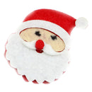 Cute Cartoon Flannel Santa Claus Brooch Pins Badge Breastpin for Kids Adult Pin Accessory for Christmas
