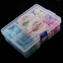 Baby Kids Wooden Crochet Beads DIY Necklace Teething Bracelet Teether Toys Set