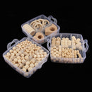 3-layer Baby Wood Beads Ring DIY Necklace Teething Bracelet Teether Toys Set