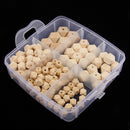 3-layer Baby Wood Beads Ring DIY Necklace Teething Bracelet Teether Toys Set