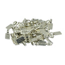 50 Pieces/ Lot Vintage Blank Bezel Rectangle Glue On Bails Pendant Cabochon DIY Crafts Findings