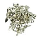 100 Pieces Wholesale Glue on Bail Earring Bails Pendant Charm 21x8x6 mm Beads