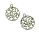 30pcs Antique Silver Alloy Tree of life Charm Pendant For Jewelry Finding