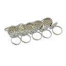 10Pcs 20mm Silver Plated Adjustable Sieve Tray Ring Bases DIY Blank Findings