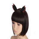 Women Girl Black Devil Bat Ear Halloween Costume Party Hair Headband Band