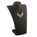 Women Elegant Luxury Lot Multisize Water Drop Crystal Gold Ball Charm Pendant PU Leather Collar Necklace for Party Wedding