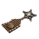 Vintage Men's Gift Star Medal Badge Clothing Fashion Costume Navy Brooch Pin