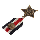 Vintage Men Medal Badge Rock Punk Biker Clothing Fashion Costume Brooch Pin