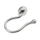 Nose Ring Piercing Silver Stainless Steel Diamond Ball Nose Studs Nose Hoop Body Jewelry 1mm 18g for Women