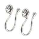 Nose Ring Piercing Silver Stainless Steel Diamond Ball Nose Studs Nose Hoop Body Jewelry 1mm 18g for Women