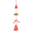12pcs Creative Heart Star DIY Wooden Christmas Tree Ornament Decoration