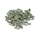 36pcs Tibetan Silver Pendants Star And Moon Charms Jewellery Finding Making