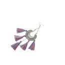 Ethnic Women Boho Hoop Earrings Vintage Tassel Fringe Drop Dangle Earrings
