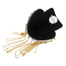 2pcs Multicolor Rivet Spike Tassel Brooch Epaulette Shoulder Board Mark