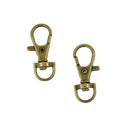 10 Pcs Swivel Lobster Clasp Clips Snap Hooks Keychain Bag DIY Craft Key