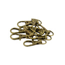 10 Pcs Swivel Lobster Clasp Clips Snap Hooks Keychain Bag DIY Craft Key