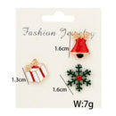 3pcs Snowflake Christmas Brooch Lot Lapel Pin Xmas Gift Christmas Ornaments
