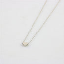 Simple Small Mini Smooth Heart Pendant Necklace Fashion Jewelry For Women