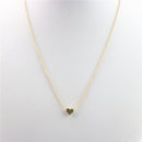 Simple Small Mini Smooth Heart Pendant Necklace Fashion Jewelry For Women